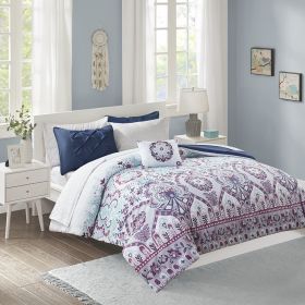 Vinnie Boho Comforter Set with Bed Sheets