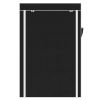 64" Portable Closet Storage Organizer Wardrobe Clothes Rack with Shelves Black