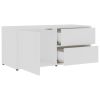 TV Cabinet White 31.5"x13.4"x14.2" Engineered Wood