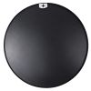 Black 36 IN Metal Round mirror