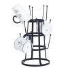 Stylish Steel Mug Tree Holder Organizer Rack Stand