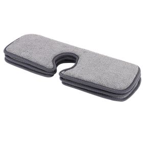 Bath Drying Car Cleaning Pad Fiber Towel (Color: Grey)