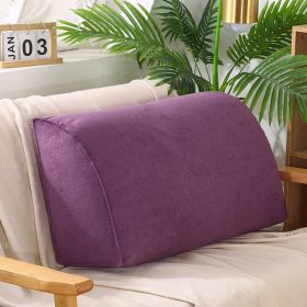 Removable And Washable Sofa Cushion In Living Room (Option: Purple-70x35x17cm-Pearl cotton core)