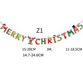 Paper Flags Are Arranged In The Atmosphere Of Christmas Scenes (Option: Z1)