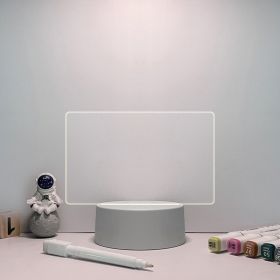 Message Board Small Night Lamp Note Board (Option: 2W-Horizontal Rectangular)