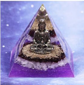 Quan Yin Orgone Energy Pyramid Ornament (Option: E)