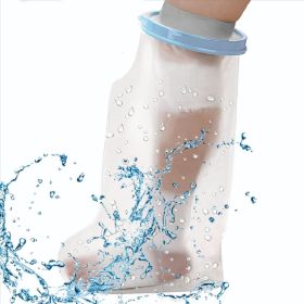 Fracture Cast Bath Wound Waterproof Foot Cover (Option: Adult short leg)