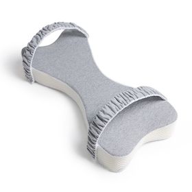 Dual-purpose Knee Pillow Sleep Footrest Cushion Pregnant Women Side Sleeping Memory Foam Leg Lock Pillow (Option: Gray-53 × 23 × 8cm)