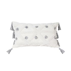 Embroidered Tufted Embroidered Pillowcase (Option: PE20251E2-30x50cm)