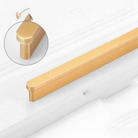 Gold Wardrobe Door Handle Lengthened Aluminum Alloy Cabinet Drawer Cabinet Door Handle (Option: L5319 Brushed Gold192)