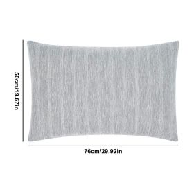 Cooling Pillow Cases Comfortable Breathable (Option: Grey-1pcs)