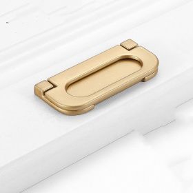 Gold Wardrobe Door Handle Lengthened Aluminum Alloy Cabinet Drawer Cabinet Door Handle (Option: L203564 Gold)