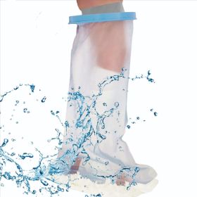 Fracture Cast Bath Wound Waterproof Foot Cover (Option: Adult long legs)