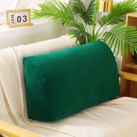 Removable And Washable Sofa Cushion In Living Room (Option: Blackish green-70x35x17cm-Pearl cotton core)