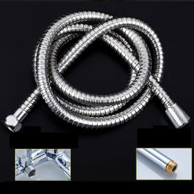 Supercharged High Yield Water Heater Shower Head Shower (Option: Silver 2m encryption tube)