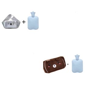 PVC Large Old-fashioned Water Injection Heat (Option: Pack1-With hot water bottle 2Sets)