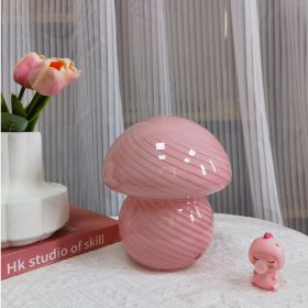 American Dimmable Glass Stripe Lamp (Option: American Use-Three Color Pink Glass)