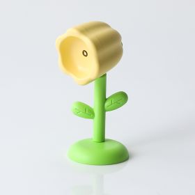 Creative Mini Magnetic Small Night Lamp Flowers (Option: LD34B Yellow-45X52X96mm)