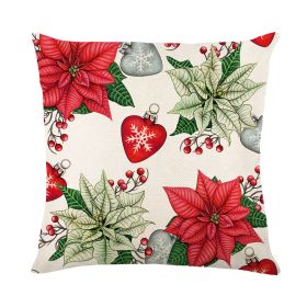 Christmas Combination Pillow Cover Home (Option: QJ10-45 X45cm Without Pillow)