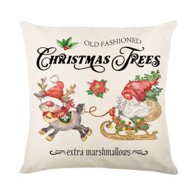 Modern Minimalist Christmas Pillow Cover (Option: QJ0721 24-45 X45cm Without Pillow)