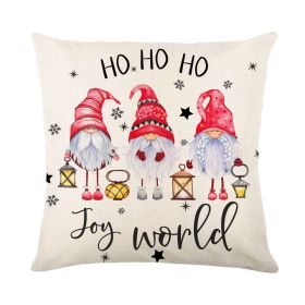 Modern Minimalist Christmas Pillow Cover (Option: QJ0721 10-45 X45cm Without Pillow)