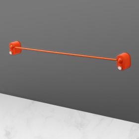 Perforation Free Bathroom Towel Rack (Option: Orange-Short)