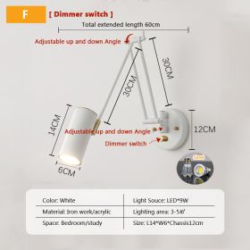 LED Study Reading Wall Lamp (Option: Style F1-Neutral light)