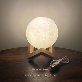 Moon Rechargeable Small Night Lamp (Option: Bracket charging version)