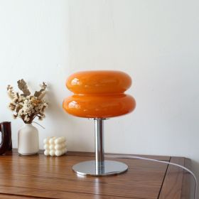 Nordic Minimalist House Mid-ancient Table Lamp (Color: Orange)