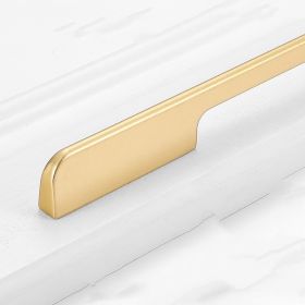 Gold Wardrobe Door Handle Lengthened Aluminum Alloy Cabinet Drawer Cabinet Door Handle (Option: Basic Gold224)