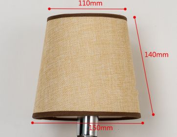 Modern Minimalist Fabric Lampshade (Option: Mini Size PX20 Apricot Hemp)