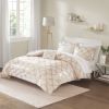 Lorna Metallic Comforter Set with Bed Sheets