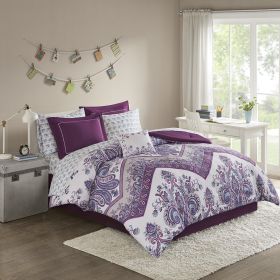 Tulay Boho Comforter Set with Bed Sheets (Color: as Pic)