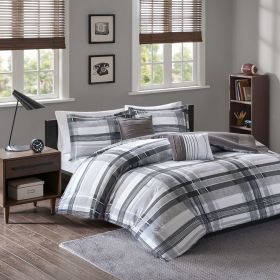 Rudy Plaid Comforter Set (Color: as Pic)