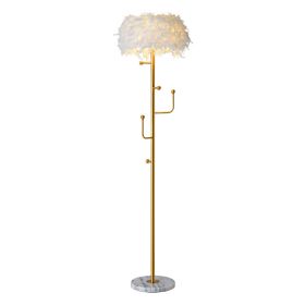 Living Room Hanger Decoration Feather Floor Lamp (Option: Hanger floor lamp-UK)