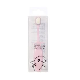 Children's Cartoon Baby Soft Hair Ten Thousand Soft Hair Toothbrushes (Color: Pink)