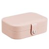 Jewelry Organizer Jewelry Box for Women Double Layer Travel for Necklace Earring Rings PU Leather Jewelry Holder Case