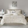 Raina Metallic Printed Comforter Set