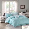 Toren Embroidered Comforter Set with Bed Sheets