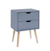 Modern Nightstand;  End Table;  Side Table with Storage Drawer;  Living Room Bedroom Furniture