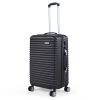 3-Piece Expandable Suitcase with Code Lock, Spinner Carry-On Luggage with 8 Wheels, 20/24/28 Inches