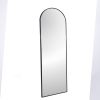 65 x 22 In Matel Arch Stand full-length mirror