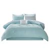 Toren Embroidered Comforter Set with Bed Sheets