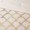 Lorna Metallic Comforter Set with Bed Sheets