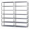 7 Tiers Portable Shoe Rack Closet Fabric Cover Shoe Storage Organizer Cabinet