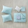 Toren Embroidered Comforter Set with Bed Sheets