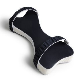 Dual-purpose Knee Pillow Sleep Footrest Cushion Pregnant Women Side Sleeping Memory Foam Leg Lock Pillow (Option: Navy Blue-53 × 23 × 8cm)