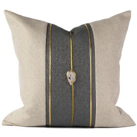 Home Sofa Cushion Pillow Cover (Option: LCN 001-50 X50cm Single Pillowcase)